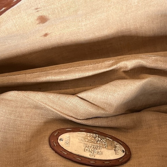 Authentic Copper Fendi Villa Borghese Selleria Bag - Picture 9 of 11